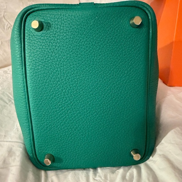 Hermes Vert Vertigo Picotin 18 - Picture 3 of 9